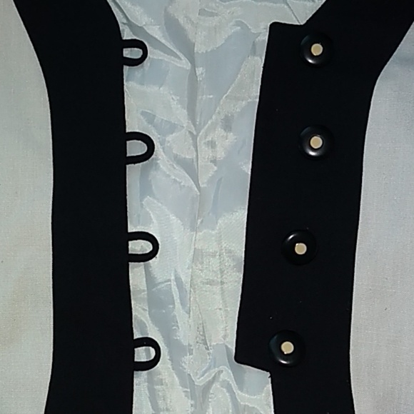 90's Kate McNaughton Petite linen look jacket (14) - Picture 3 of 6